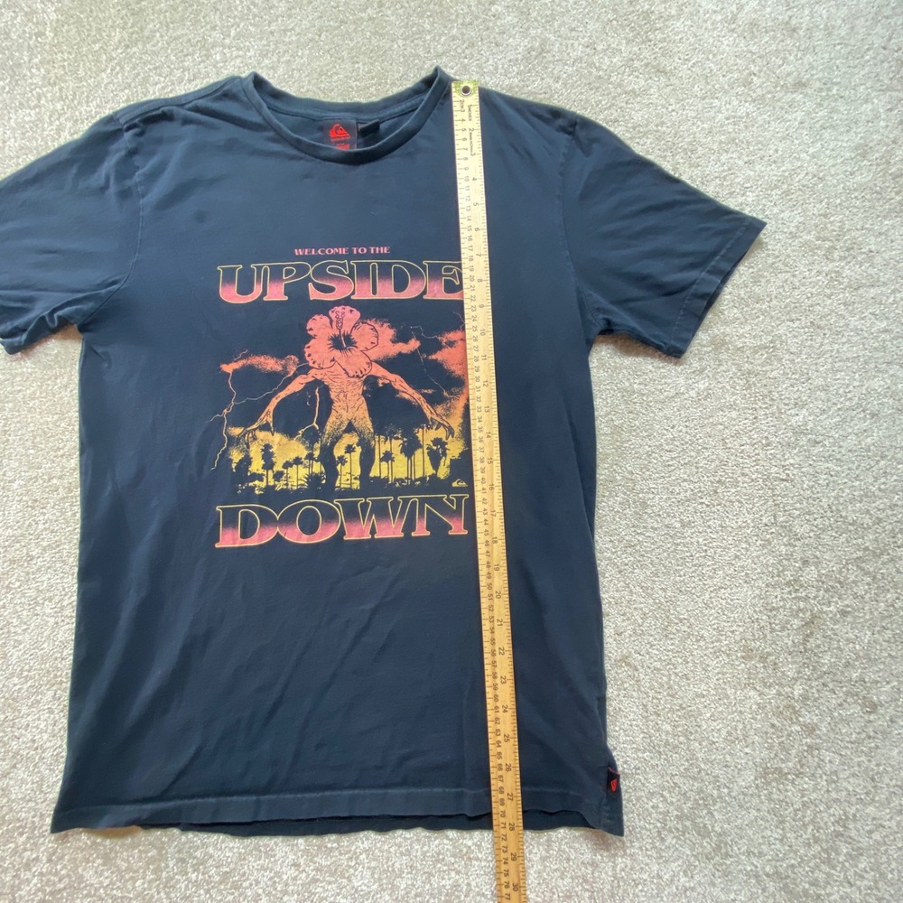 Quiksilver Shirt Mens Medium Stranger Things Upside Down Demogorgon - Picture 5 of 8